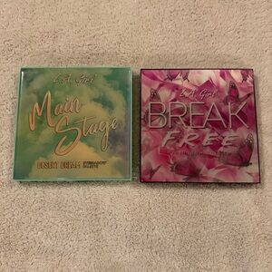 LA Girl Main Stage and Break Free Eyeshadow Palettes